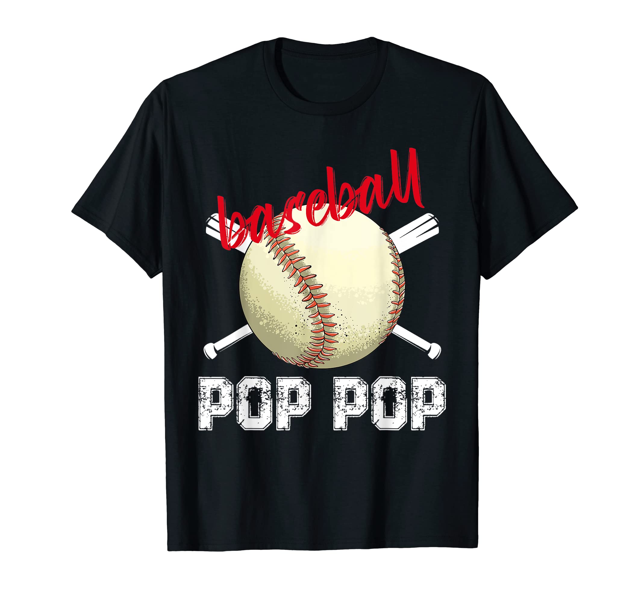Proud Baseball Pop Pop Baseball Biggest T-Shirt - Graphic Print for Adults - T-Shirt, Sweatshirt, Hoodie