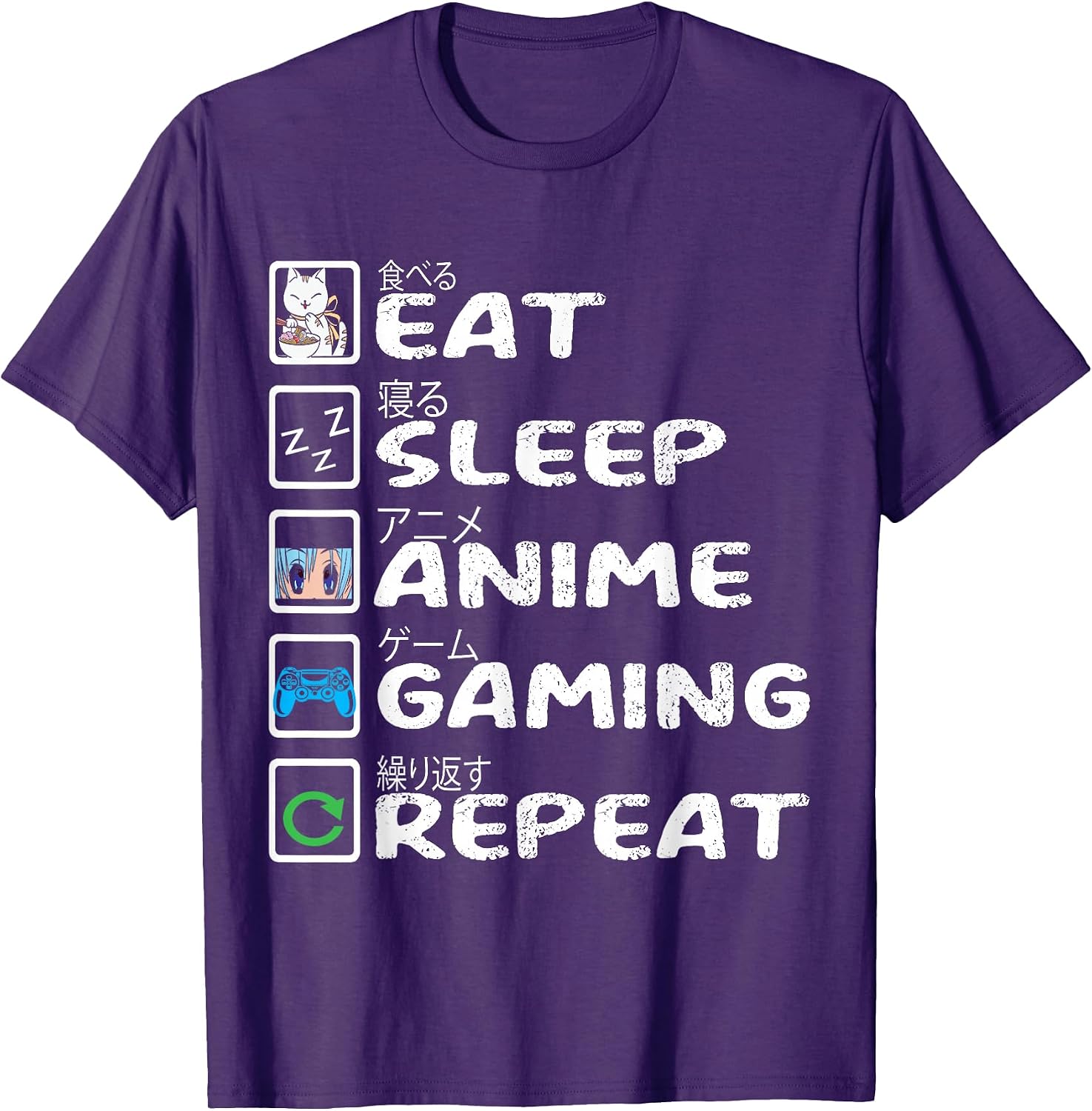 Otaku anime manga design for men women kids - Adult & Kids T-Shirts, Sweatshirts & Hoodies apparel design preview 1