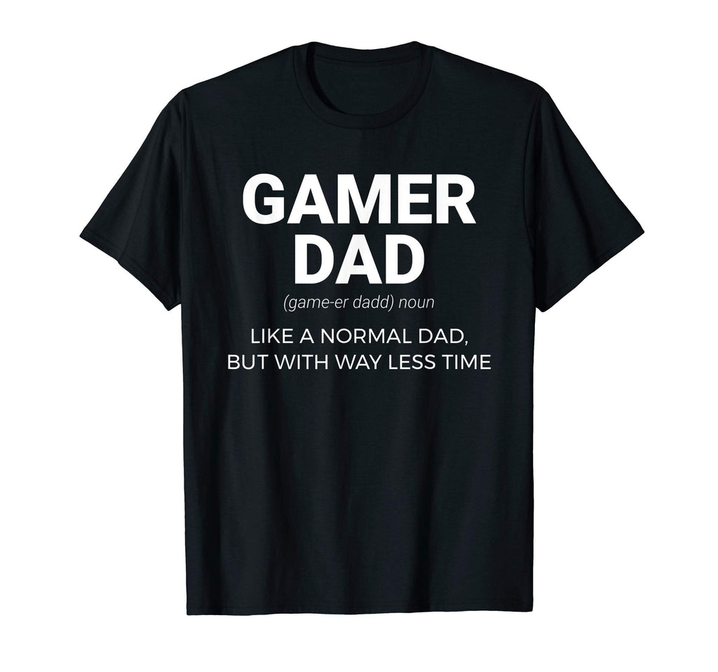 Mens Gamer Dad Definition Funny Video Game T-Shirt - Unique Graphic Unisex - T-Shirt, Sweatshirt, Hoodie