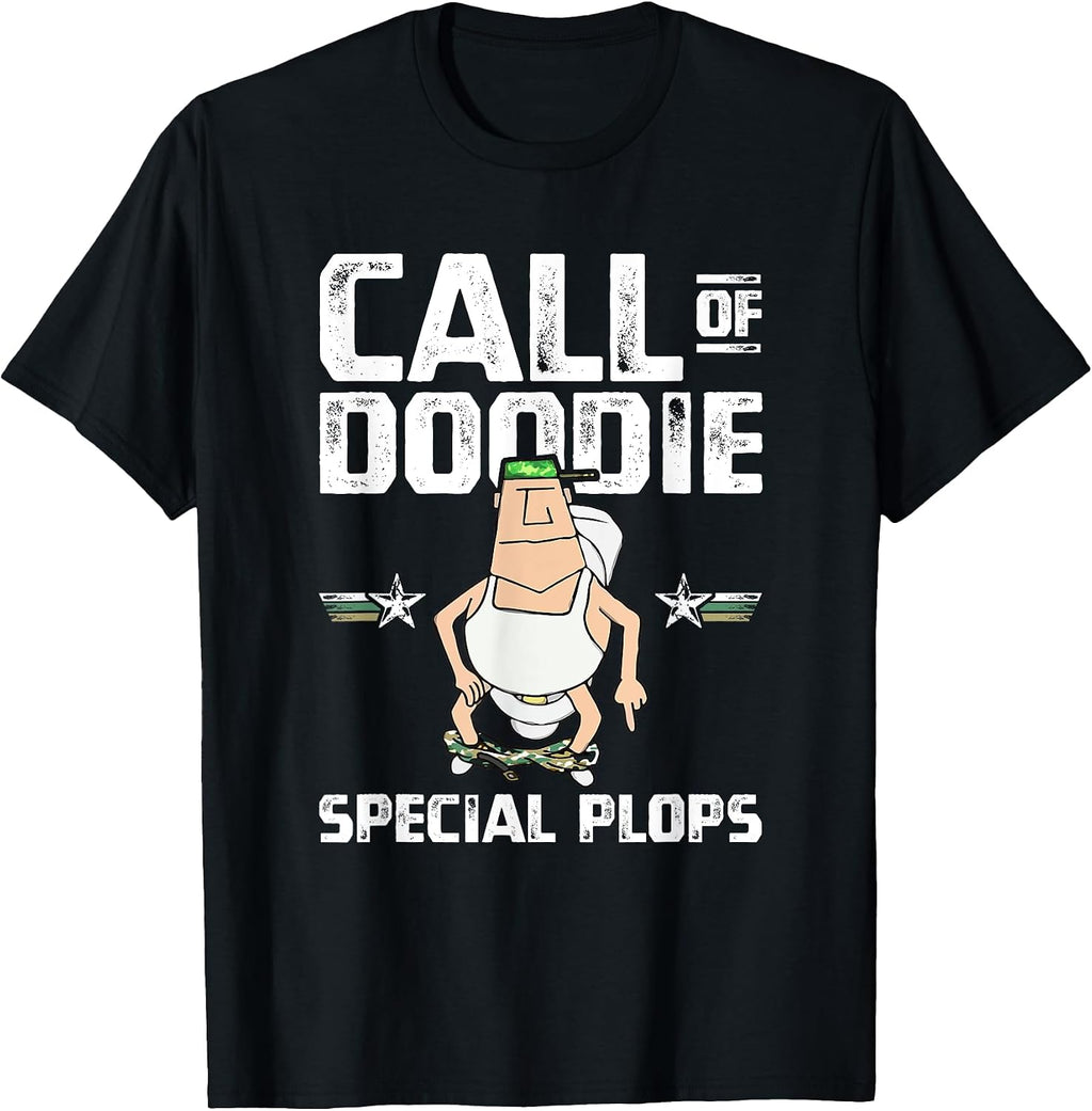 Call of Doodie Special Plops DressedForDuty - Adult & Kids T-Shirts, Sweatshirts & Hoodies apparel design preview 1