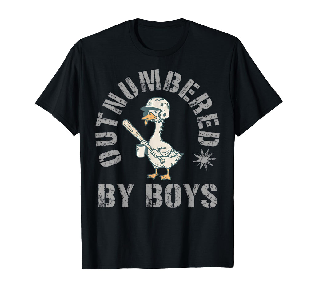 Mom Goose Mothers Day Outnumbered T-Shirt - Trendy Graphic for Adults - T-Shirt, Sweatshirt, Hoodie