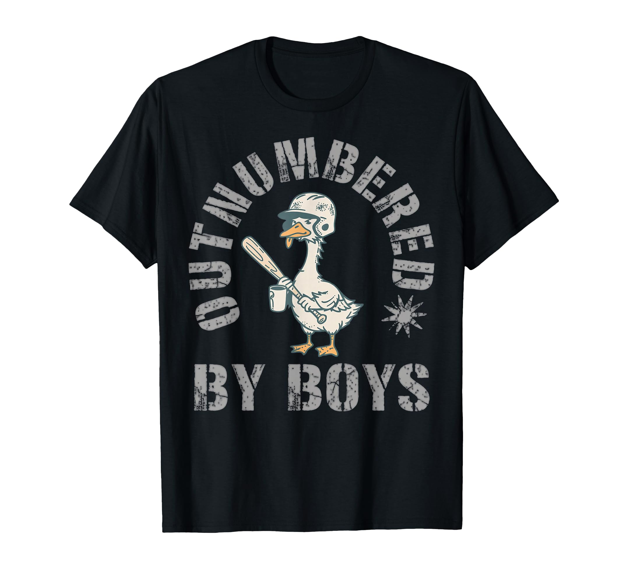 Mom Goose Mothers Day Outnumbered T-Shirt - Trendy Graphic for Adults - T-Shirt, Sweatshirt, Hoodie