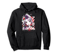 Anime Goth Grunge Demon Waifu Horror Hoodie - Novelty Apparel Men Women - T-Shirt, Sweatshirt, Hoodie
