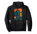 Boho Floral Shapes Modern Flower Hoodie - Fun Novelty Design for Adults - T-Shirt, Sweatshirt, Hoodie