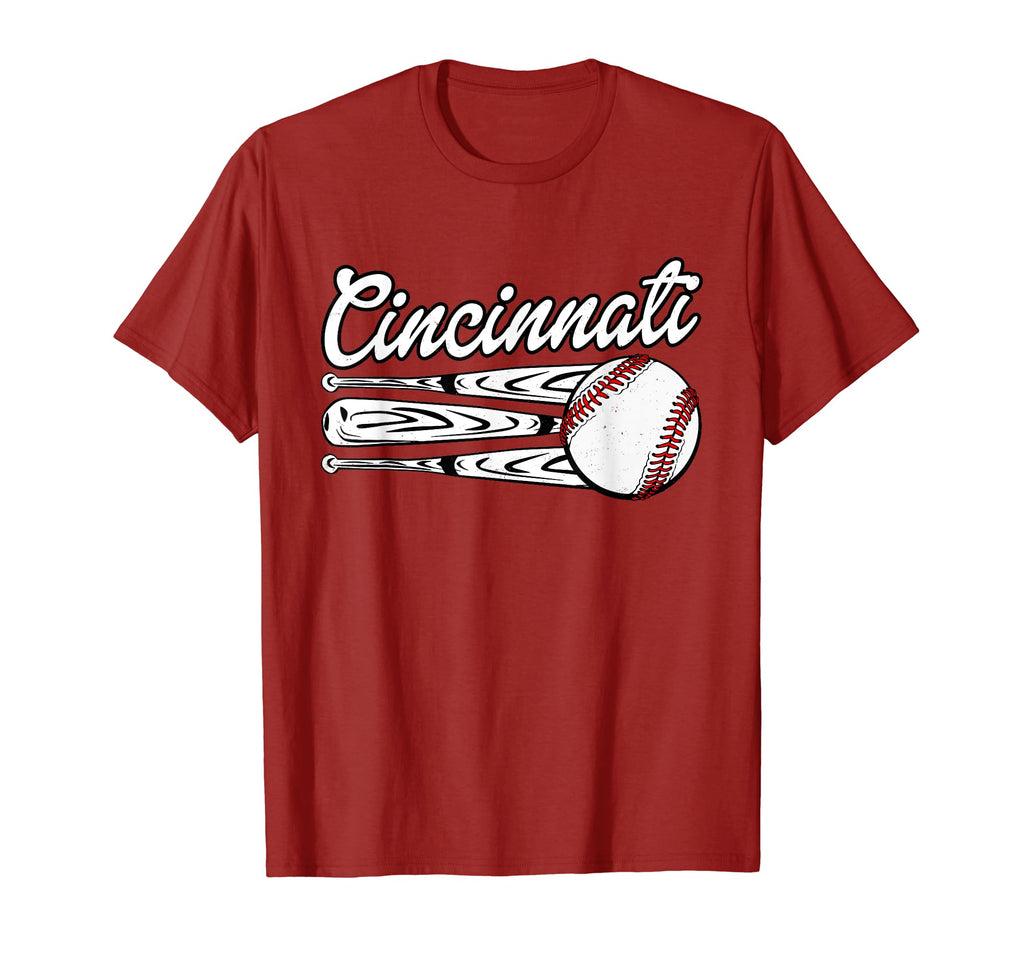 Cincinnati Baseball Lover Player T-Shirt - Unique Graphic for Adults - T-Shirt, Sweatshirt, Hoodie