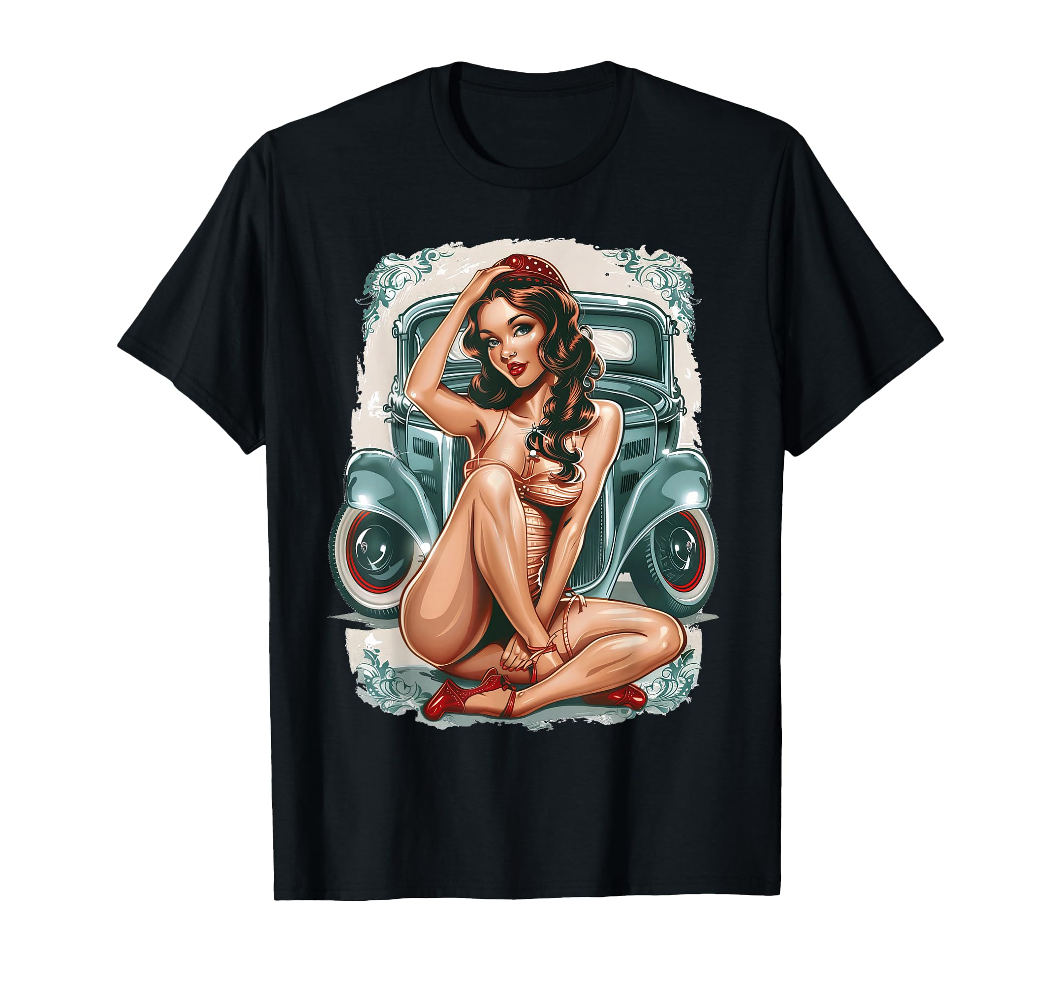 Pinup Pin Up T-Shirt - Graphic Print Men Women - T-Shirt, Sweatshirt, Hoodie