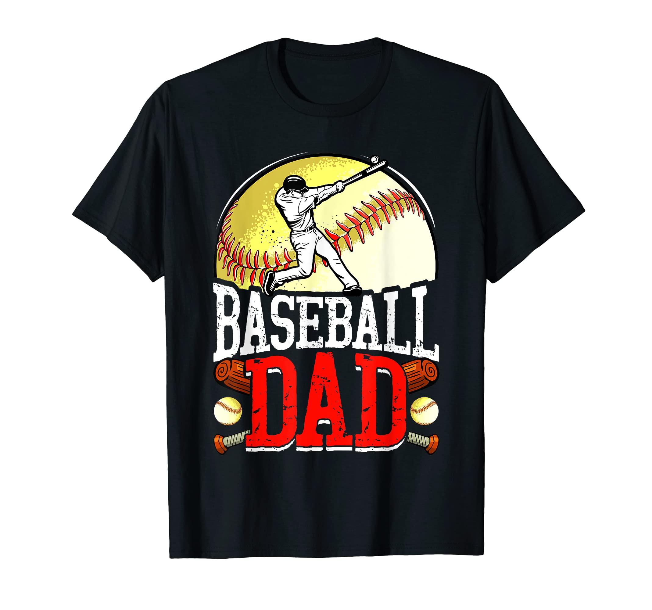 Baseball Dad Fathers Day Daddy Papa T-Shirt - Fun Novelty Design Unisex - T-Shirt, Sweatshirt, Hoodie