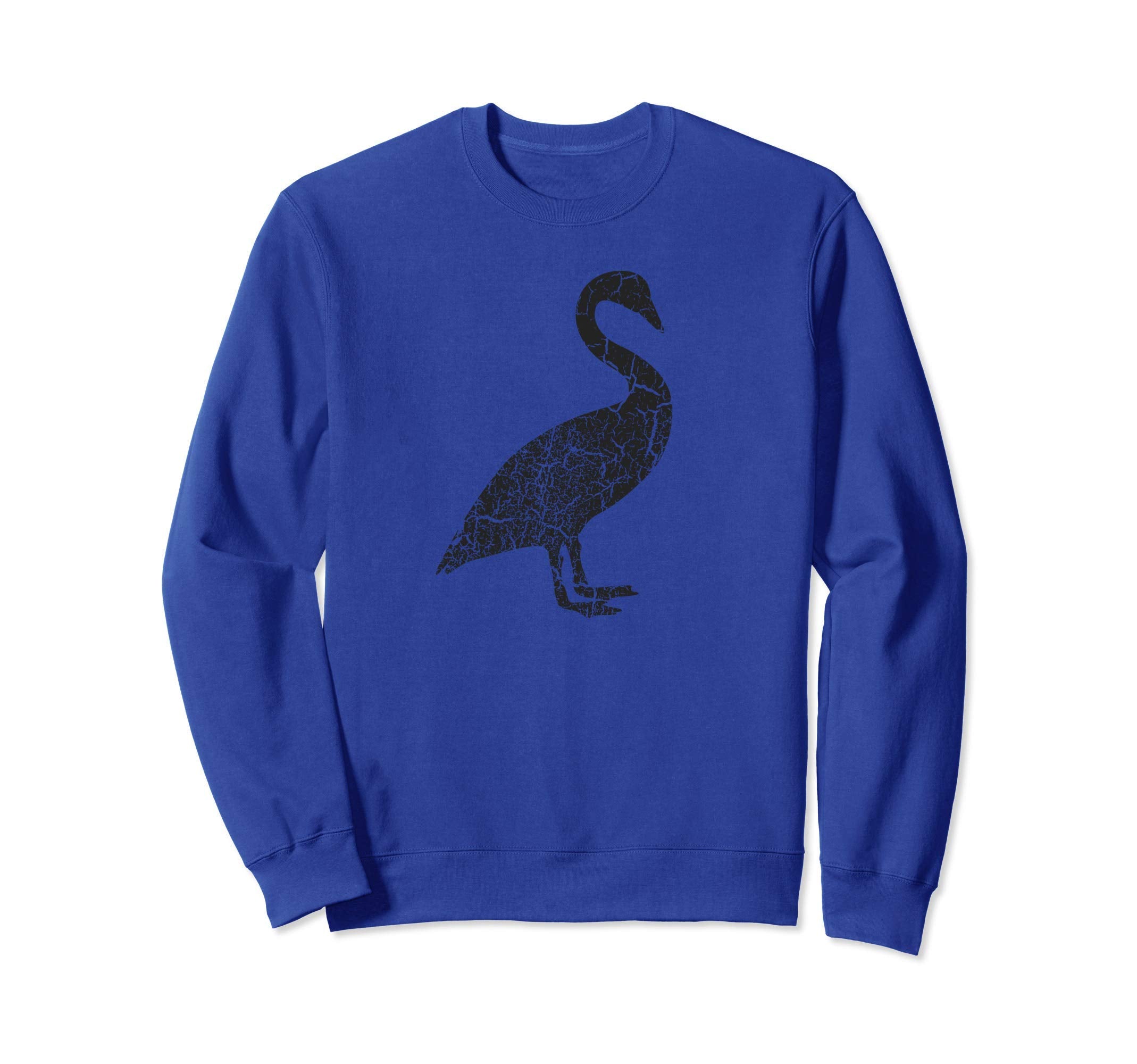 Swan Distressed Swan Sweatshirt - Streetwear Style for Adults - T-Shirt, Sweatshirt, Hoodie