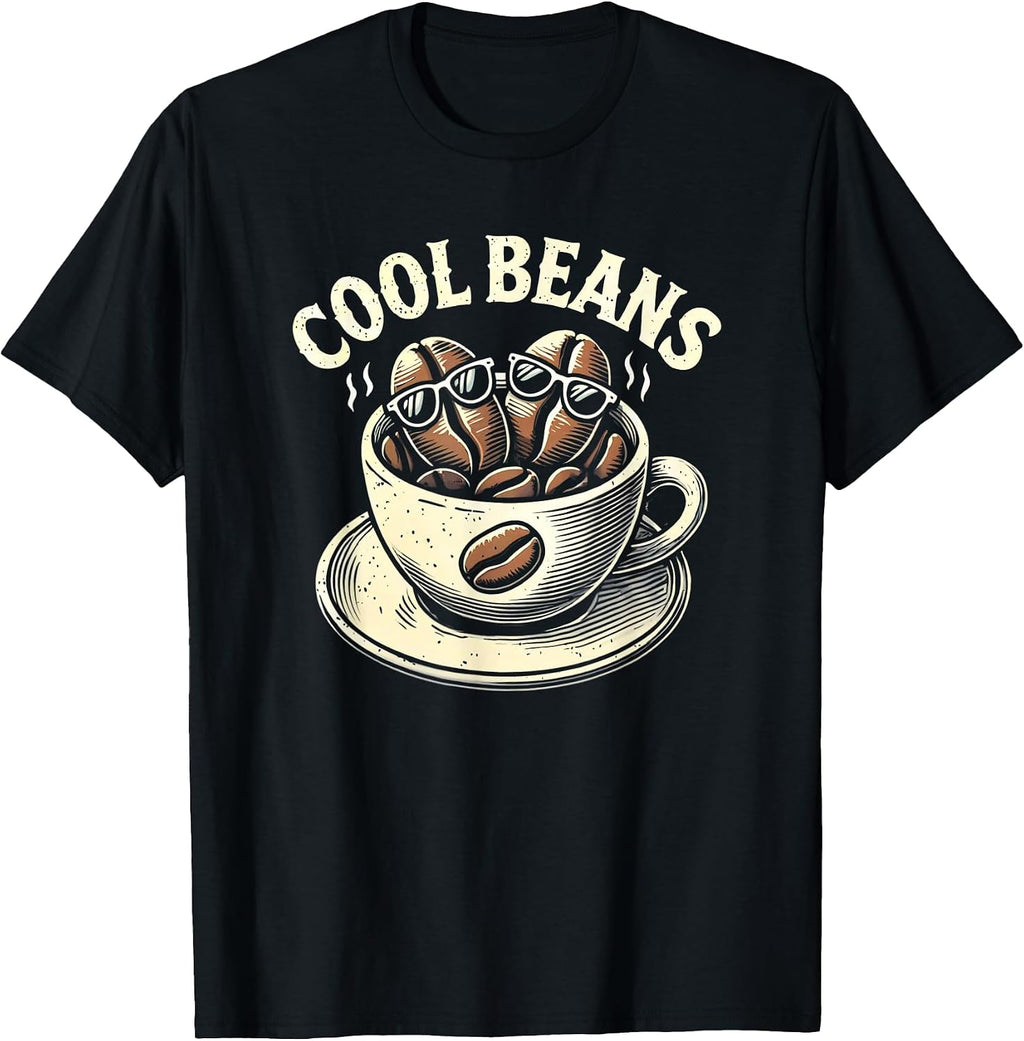 Retro Cool Beans Coffee Love - Adult & Kids T-Shirts, Sweatshirts & Hoodies apparel design preview 1