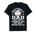 Softball Dad Just Like Baseball Dad T-Shirt - Trendy Graphic for Adults - T-Shirt, Sweatshirt, Hoodie