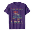 This Is How I Roll Roller Skating 80S T-Shirt - Unique Graphic Unisex - T-Shirt, Sweatshirt, Hoodie