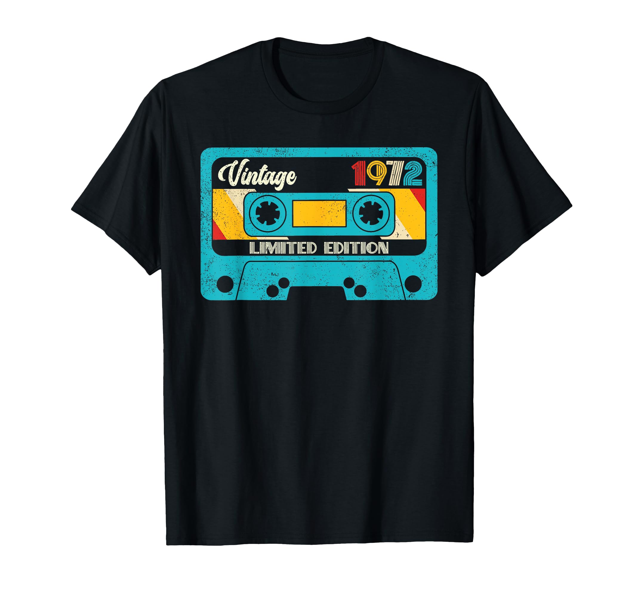50Th Birthday 1972 Cassette Tape 50 T-Shirt - Graphic Print for Adults - T-Shirt, Sweatshirt, Hoodie