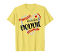 Personalized Baseball Heart Nonnie T-Shirt - Novelty Apparel for Adults - T-Shirt, Sweatshirt, Hoodie