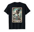 Volleyball Mom Tarot Card Skeleton T-Shirt - Novelty Apparel for Adults - T-Shirt, Sweatshirt, Hoodie