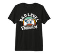 Dad Level Unlocked Fathers Day Papa New T-Shirt - Aesthetic Graphic Unisex - T-Shirt, Sweatshirt, Hoodie