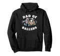 Dad Baseball And Football Player Hoodie - Custom Art Print Unisex - T-Shirt, Sweatshirt, Hoodie