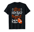 Little Brother Biggest Fan Football T-Shirt - Custom Art Print Men Women - T-Shirt, Sweatshirt, Hoodie