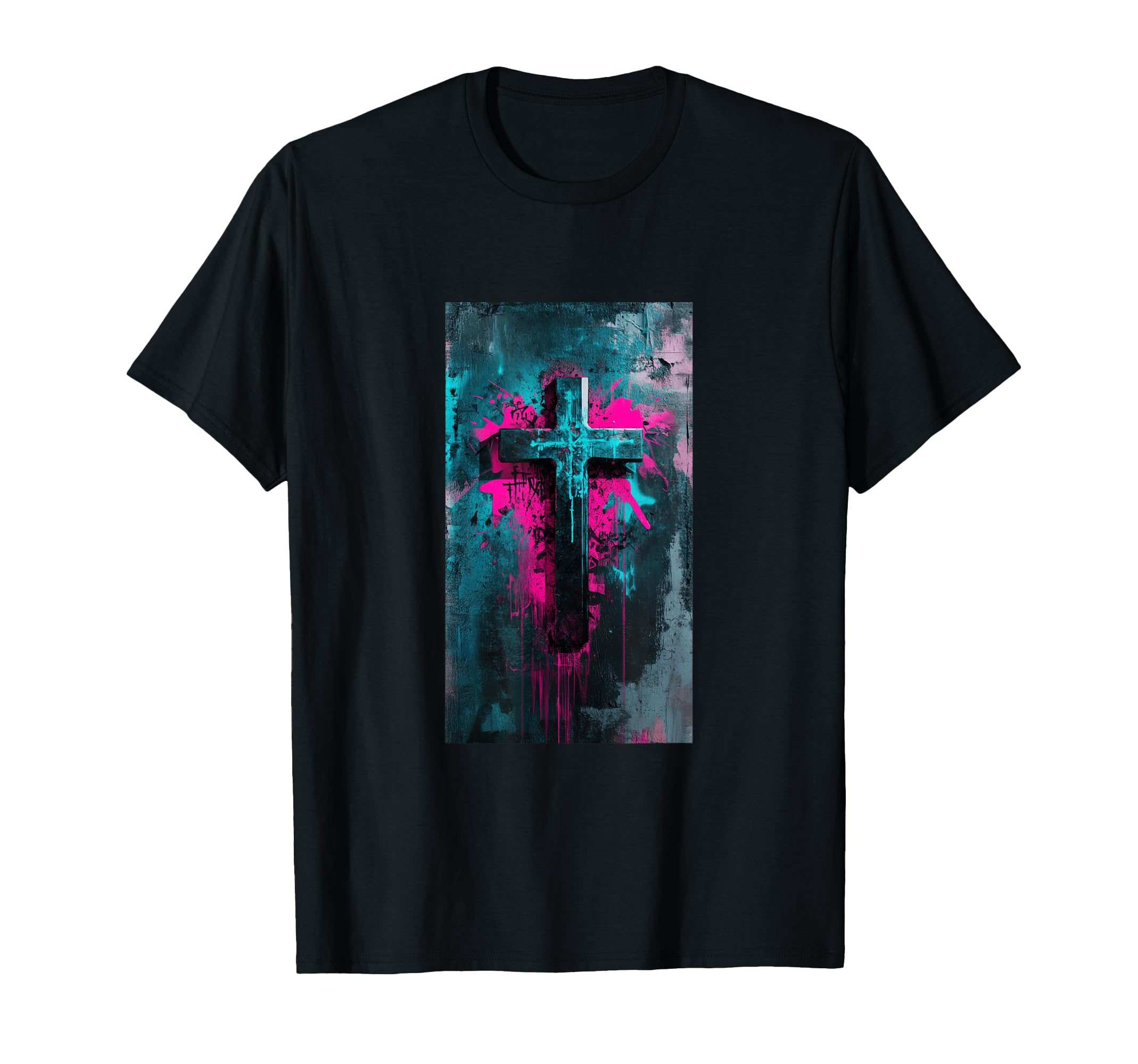 Gothic Cross Grunge Aesthetic Y2K Goth T-Shirt - Graphic Print Men Women - T-Shirt, Sweatshirt, Hoodie