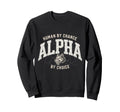 Human Chance Alpha Choice Wolf Sweatshirt - Minimalist Print Men Women - T-Shirt, Sweatshirt, Hoodie