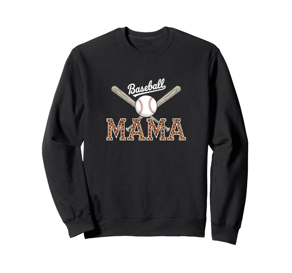 Baseball Mama Game Day Sweatshirt - Casual Everyday Wear for Adults - T-Shirt, Sweatshirt, Hoodie
