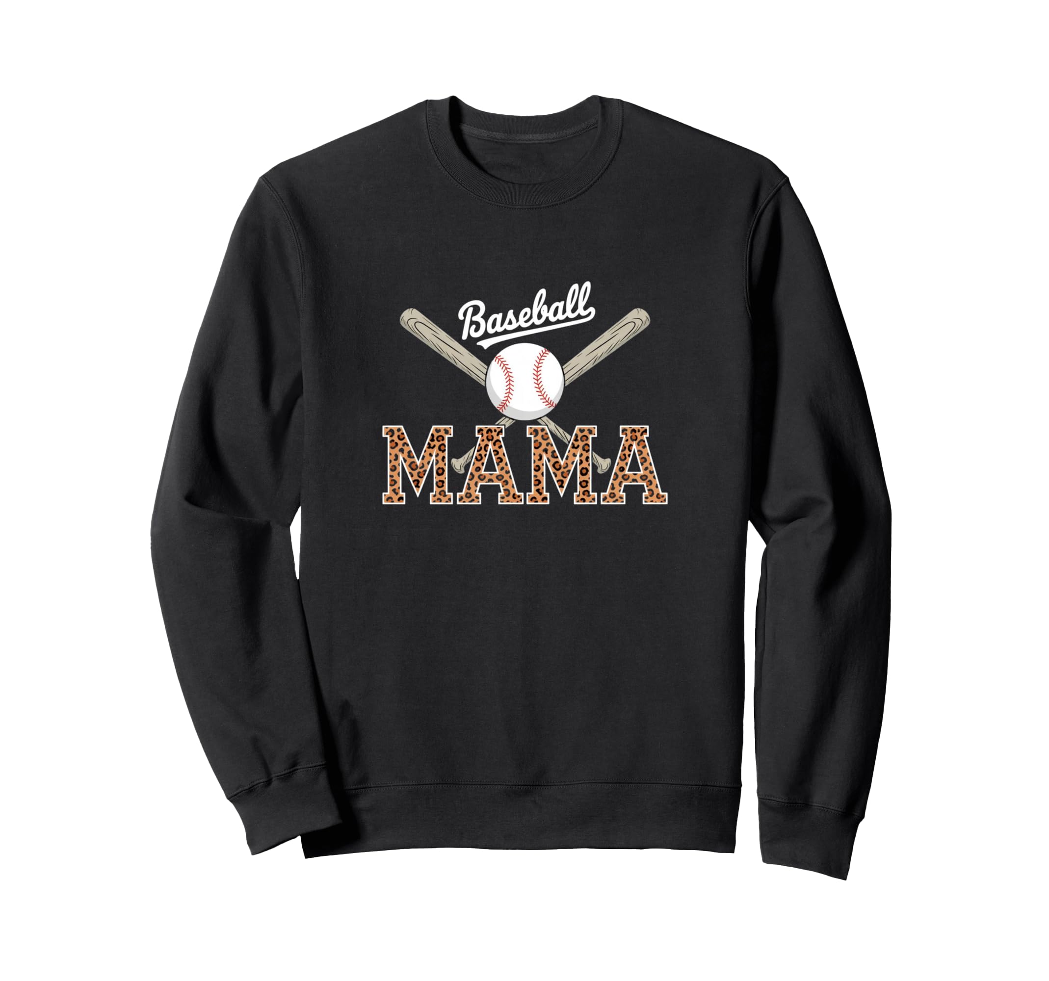 Baseball Mama Game Day Sweatshirt - Casual Everyday Wear for Adults - T-Shirt, Sweatshirt, Hoodie
