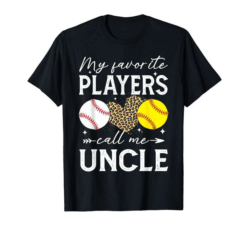 My Favorite Players Call Me Uncle T-Shirt - Aesthetic Graphic for Adults - T-Shirt, Sweatshirt, Hoodie
