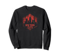 New York Grit 90S Grunge Sweatshirt - Novelty Apparel for Adults - T-Shirt, Sweatshirt, Hoodie