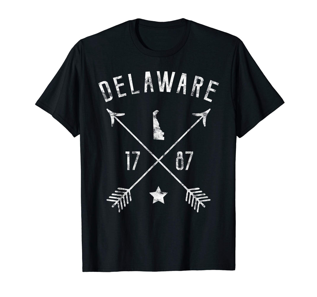 Womens Delaware Home State Outline T-Shirt - Streetwear Style for Adults - T-Shirt, Sweatshirt, Hoodie