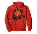 Busy Raising Ballers Funny Hoodie - Aesthetic Graphic for Adults - T-Shirt, Sweatshirt, Hoodie