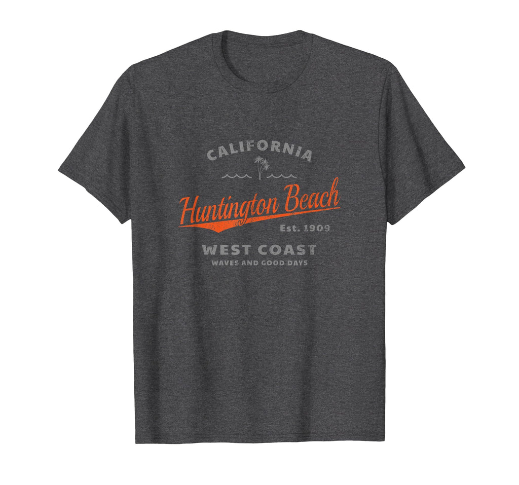 Huntington Beach California Waves T-Shirt - Casual Everyday Wear Unisex - T-Shirt, Sweatshirt, Hoodie