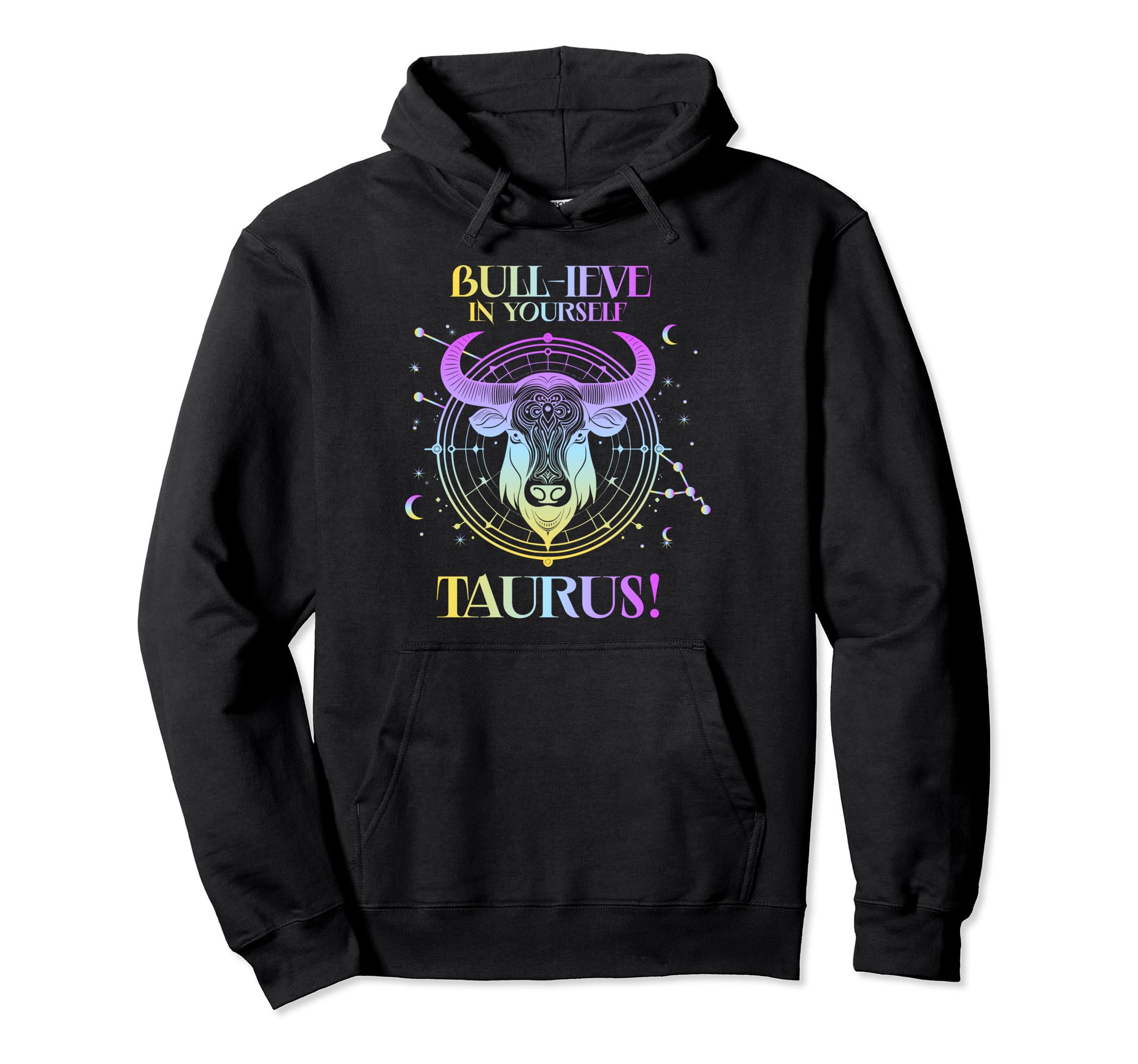 Taurus Astrology Constellation Funny Hoodie - Streetwear Style Unisex - T-Shirt, Sweatshirt, Hoodie