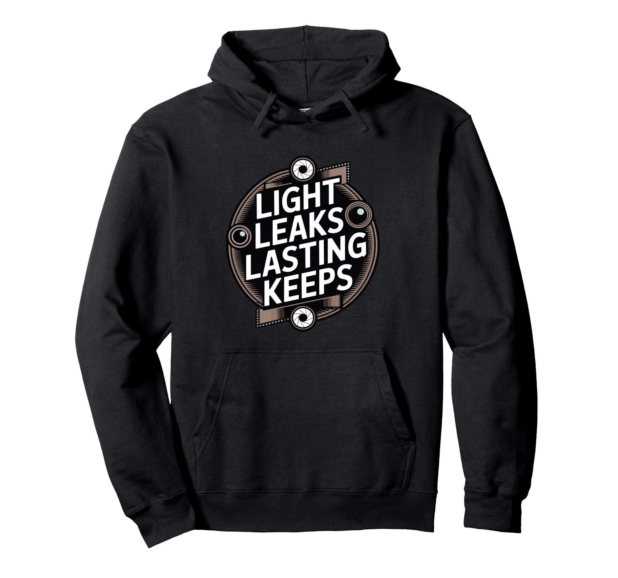 Through Lens We Live Twice Camera Hoodie - Graphic Print Men Women - T-Shirt, Sweatshirt, Hoodie