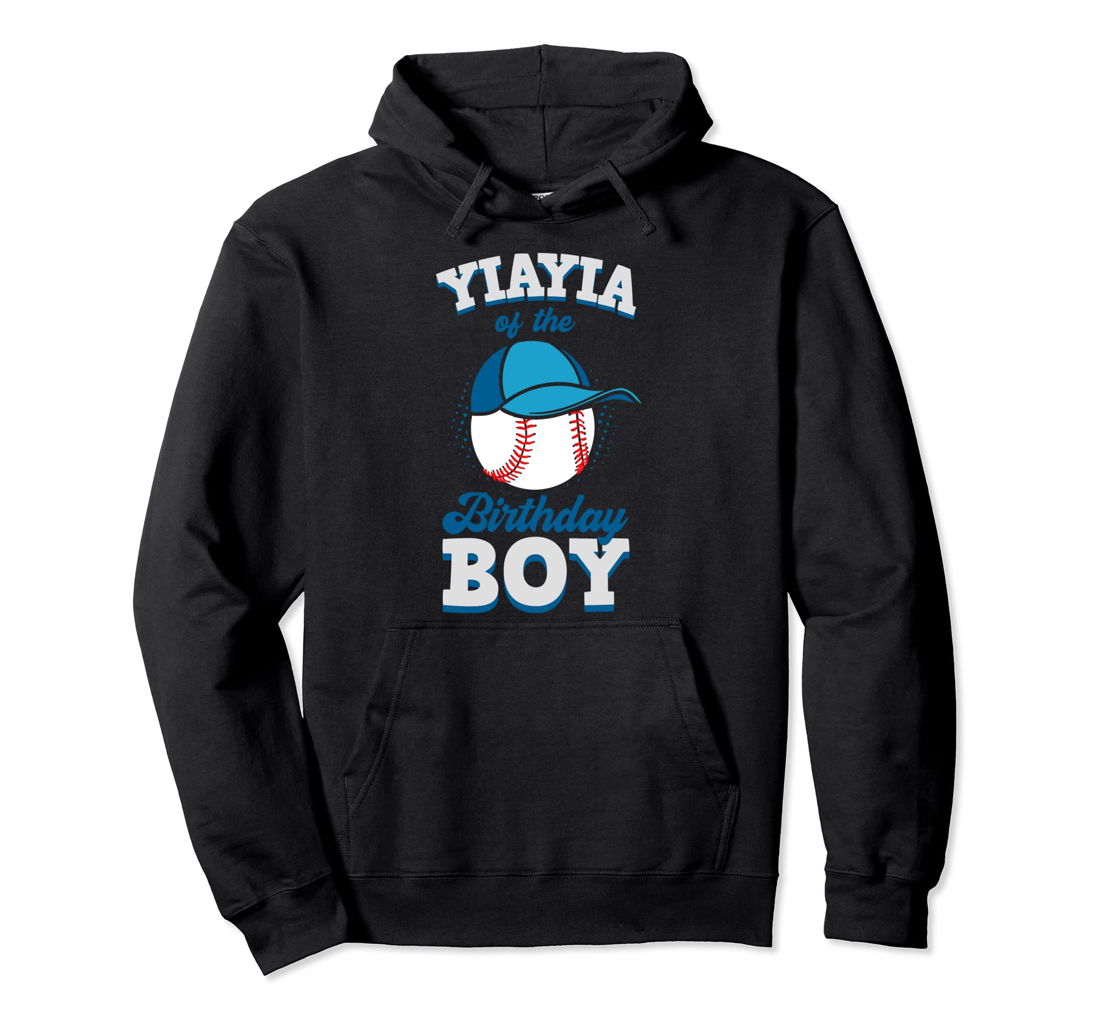 Yiayia Birthday Baseball Theme Hoodie - Casual Everyday Wear for Adults - T-Shirt, Sweatshirt, Hoodie