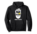 Dad Both Baseball Softball Dad Hoodie - Fun Novelty Design for Adults - T-Shirt, Sweatshirt, Hoodie