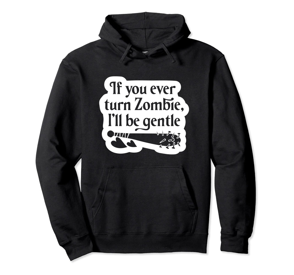 Zombie Baseball Bat Nails Apocalypse Hoodie - Trendy Graphic Men Women - T-Shirt, Sweatshirt, Hoodie