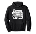 Zombie Baseball Bat Nails Apocalypse Hoodie - Trendy Graphic Men Women - T-Shirt, Sweatshirt, Hoodie