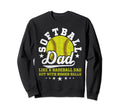 Softball Dad Like Baseball Dad Sweatshirt - Aesthetic Graphic Men Women - T-Shirt, Sweatshirt, Hoodie