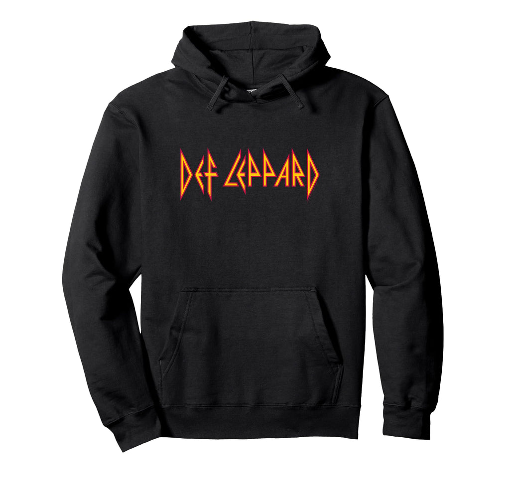 Def Leppard Logo Hoodie - Unique Graphic Men Women - T-Shirt, Sweatshirt, Hoodie