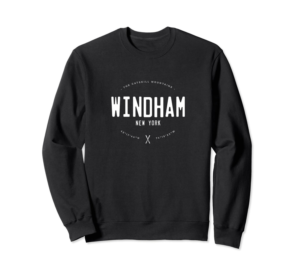 Windham Mountain Ny Distressed Ski Sweatshirt - Custom Art Print Unisex - T-Shirt, Sweatshirt, Hoodie