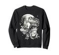 Frog 90S Aesthetic Y2K Sweatshirt - Casual Everyday Wear Men Women - T-Shirt, Sweatshirt, Hoodie