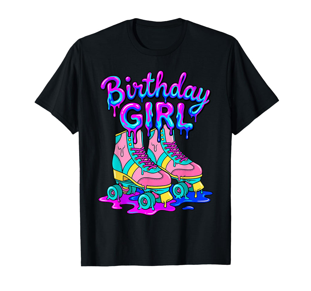 Birthday Roller Skates 80S Skater T-Shirt - Aesthetic Graphic for Adults - T-Shirt, Sweatshirt, Hoodie