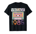 Happy 40Th Birthday 1985 Music Cassette T-Shirt - Minimalist Print Unisex - T-Shirt, Sweatshirt, Hoodie