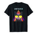 80S Vaporwave Aesthetic Unfazed Cat T-Shirt - Streetwear Style for Adults - T-Shirt, Sweatshirt, Hoodie
