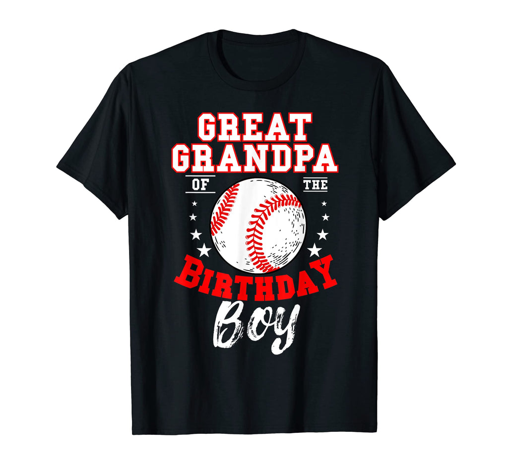 Great Grandpa Birthday Baseball Theme T-Shirt - Trendy Graphic for Adults - T-Shirt, Sweatshirt, Hoodie