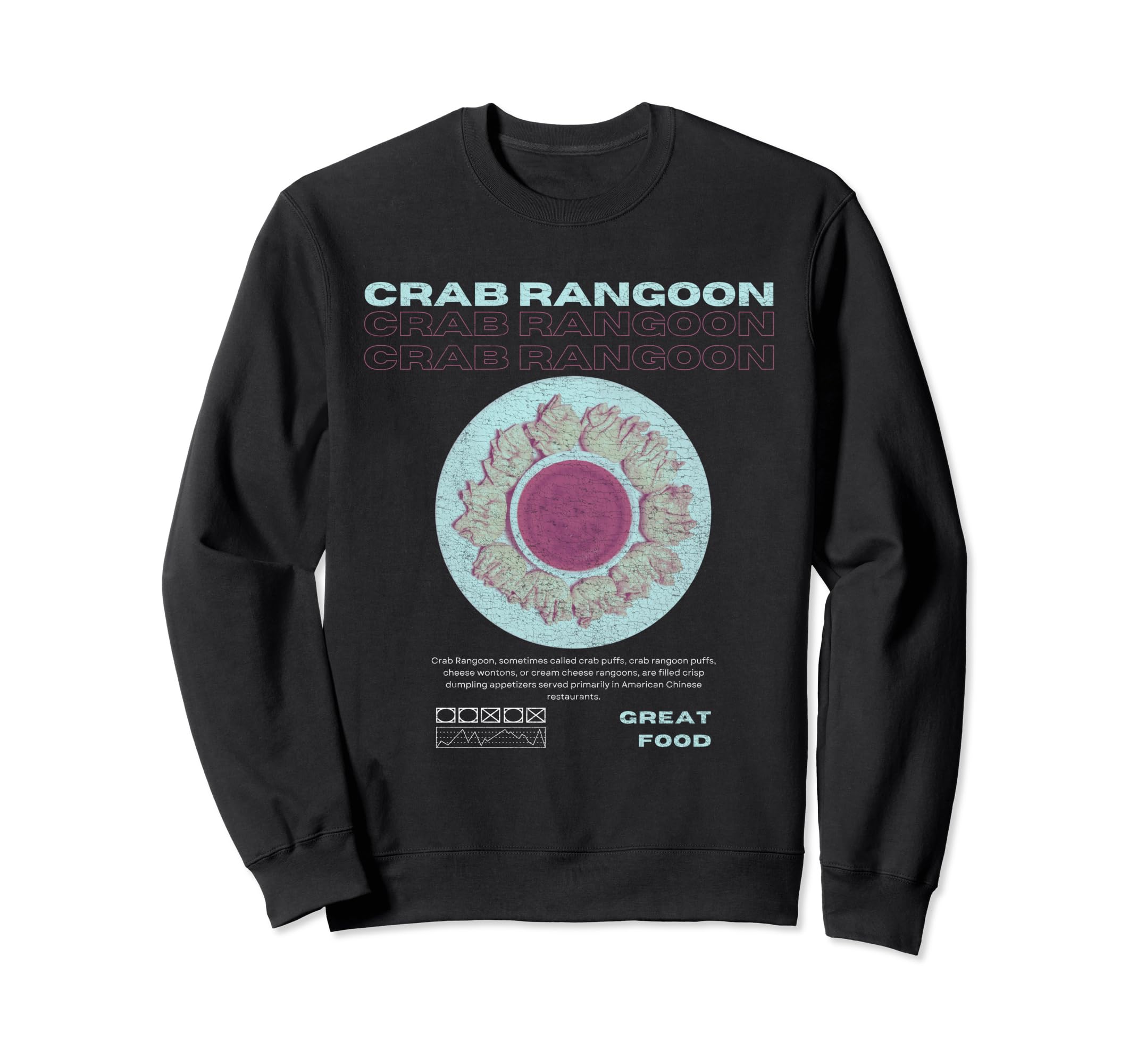 Crab Rangoon Lover Y2K Weird Sweatshirt - Novelty Apparel Men Women - T-Shirt, Sweatshirt, Hoodie