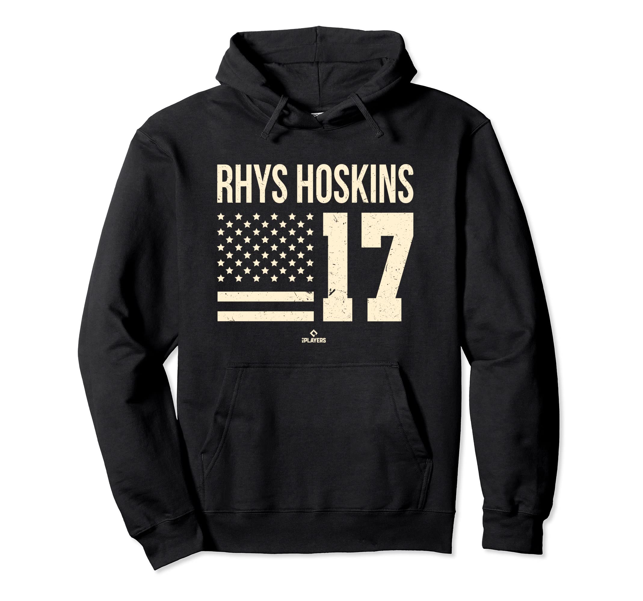 Rhys Hoskins Flag Mlbpa Hoodie - Casual Everyday Wear Men Women - T-Shirt, Sweatshirt, Hoodie