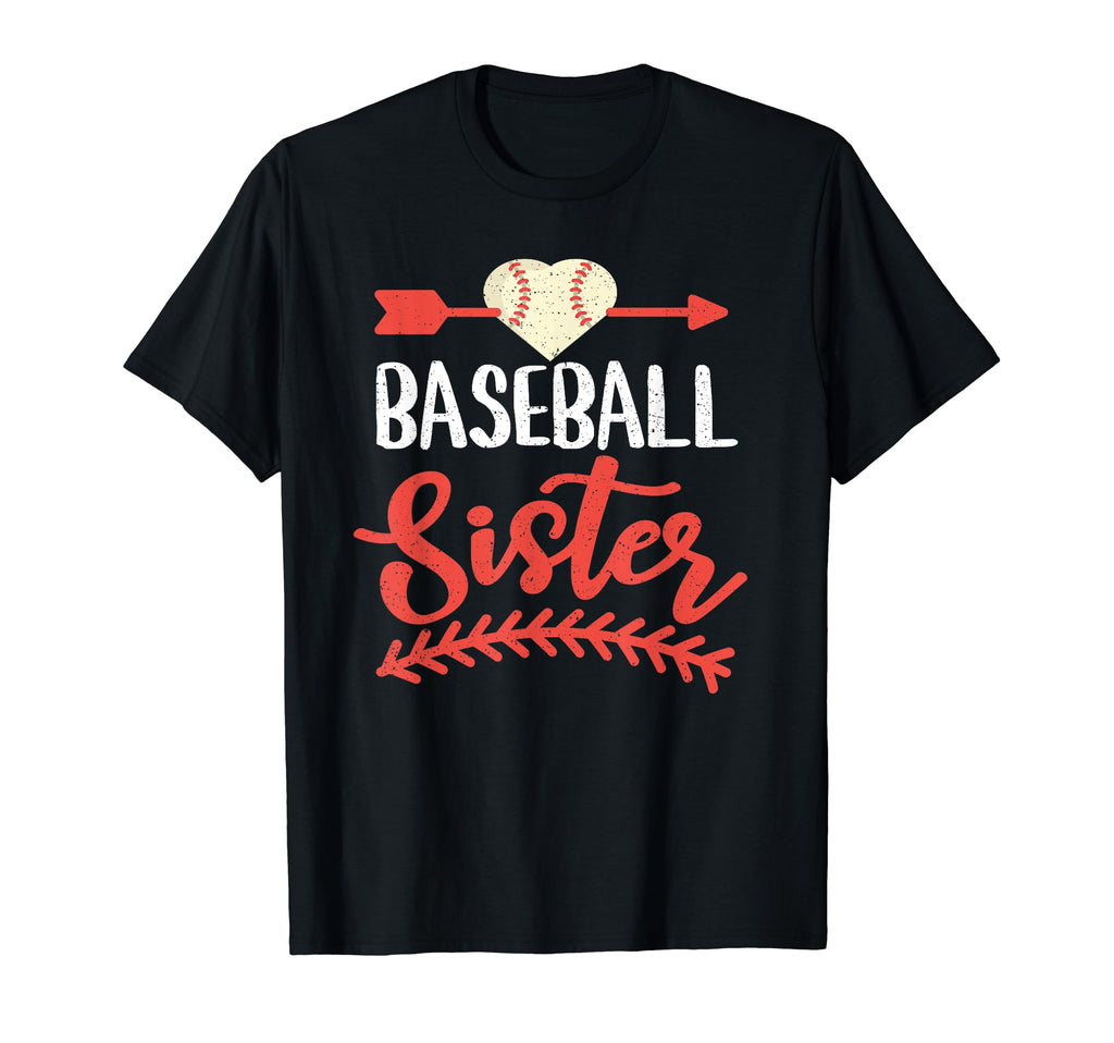 Baseball Sister Womens Softball Ball T-Shirt - Custom Art Print for Adults - T-Shirt, Sweatshirt, Hoodie