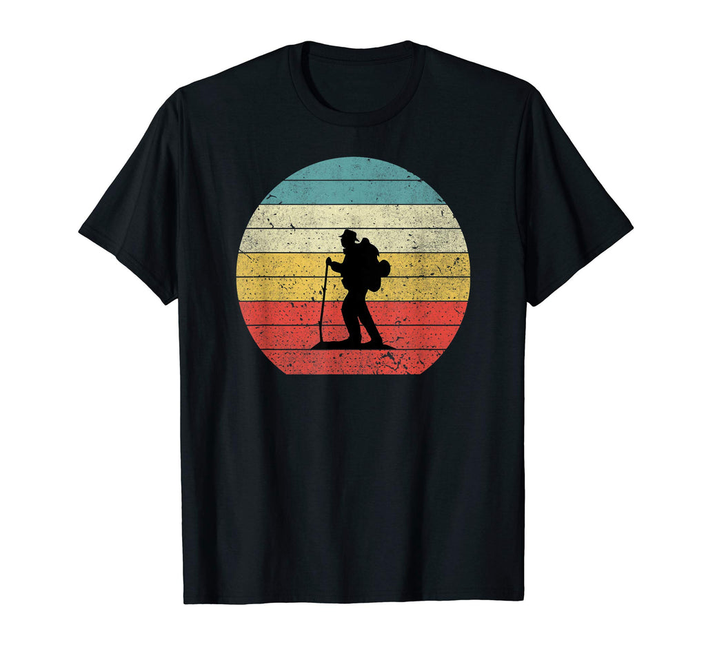 Nature Sunset Mountains Hiking T-Shirt - Unique Graphic Men Women - T-Shirt, Sweatshirt, Hoodie