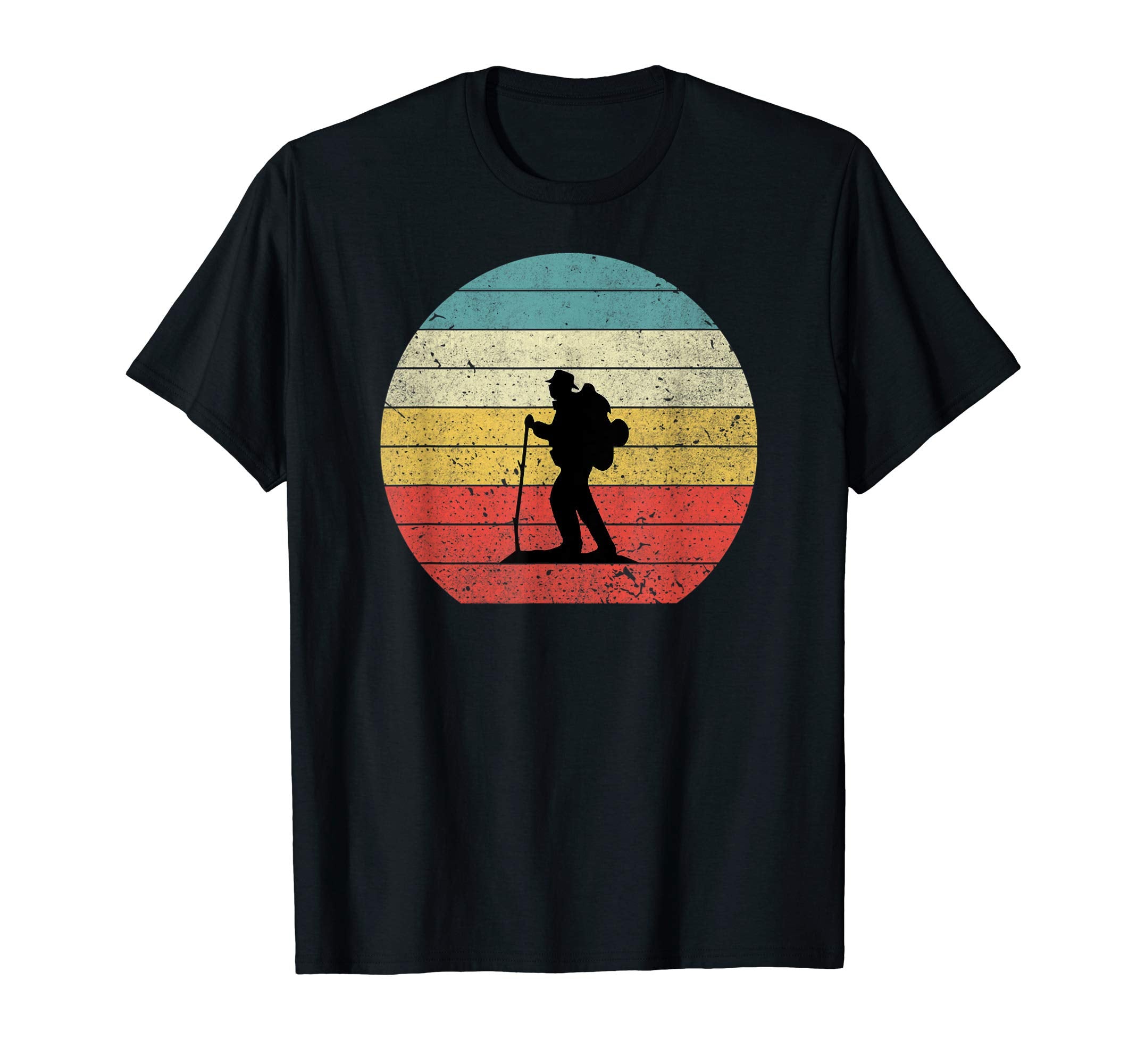 Nature Sunset Mountains Hiking T-Shirt - Unique Graphic Men Women - T-Shirt, Sweatshirt, Hoodie
