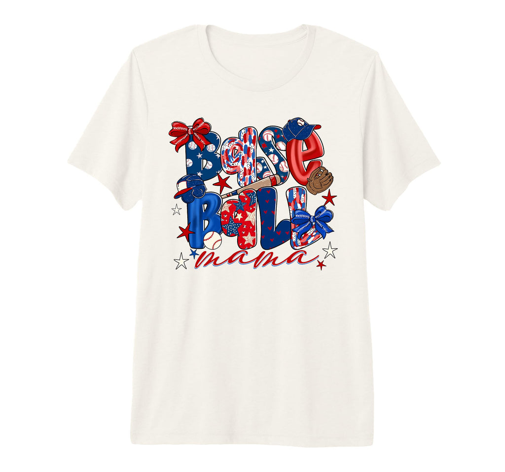 Baseball Mama Ball Mom Sports Game Day T-Shirt - Minimalist Print Unisex - T-Shirt, Sweatshirt, Hoodie